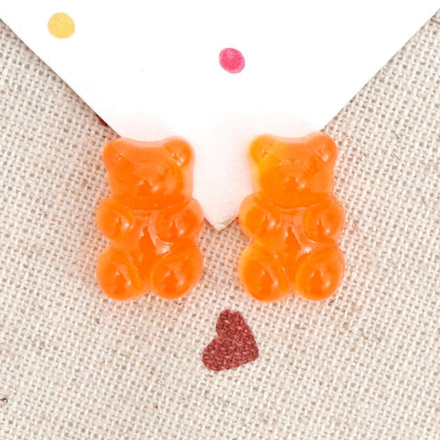 Transparent Bear Resin Water Droplets Decoration Crafts Toy
