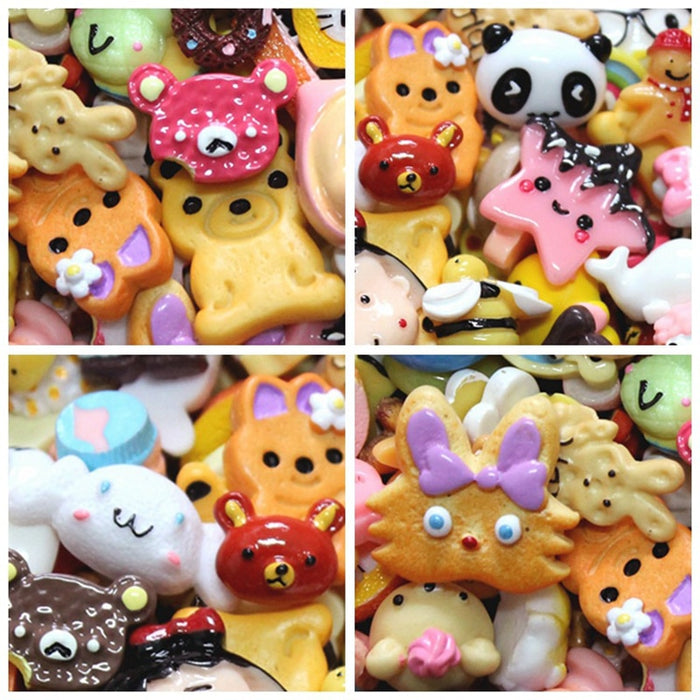 Mini Candy Donut Bread Doll Food Miniature 10pcs Dollhouse Cute Cake Accessories Home Craft Decor Cake Kids Kitchen Toys