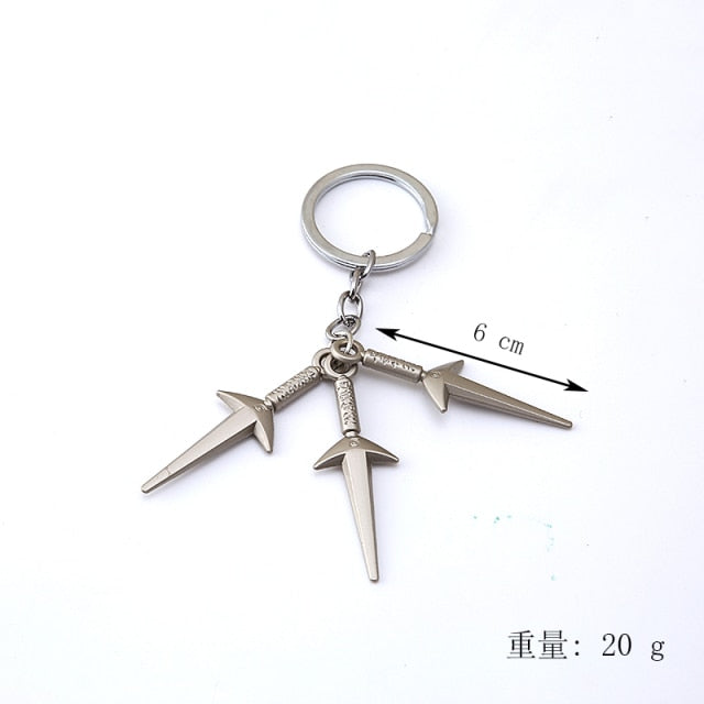 Anime Keychain Sasuke Key Chain Akatsuki Hat Pendant Keychains Key Holder Charm Chaveiro Anime Jewelry Souvenir Gift for Fans