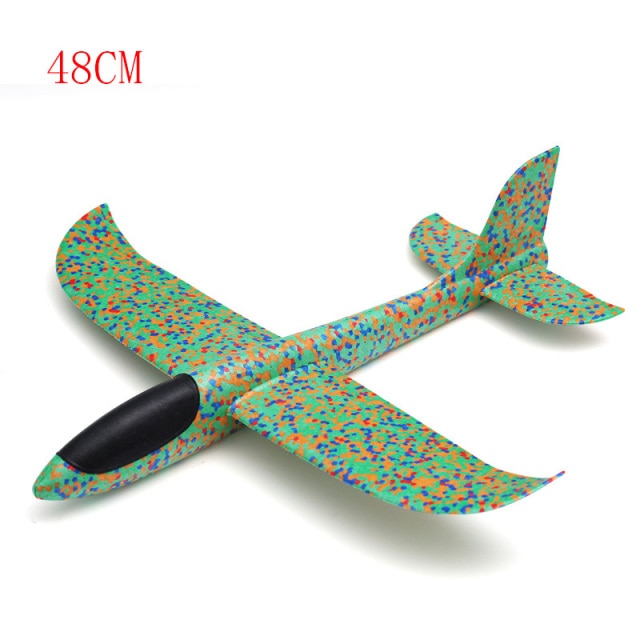 Hand Throw Flying Glider Plane Foam Big Aeroplane Model TY0321